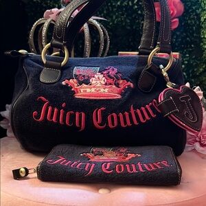 Juicy Couture vintage hand bag set